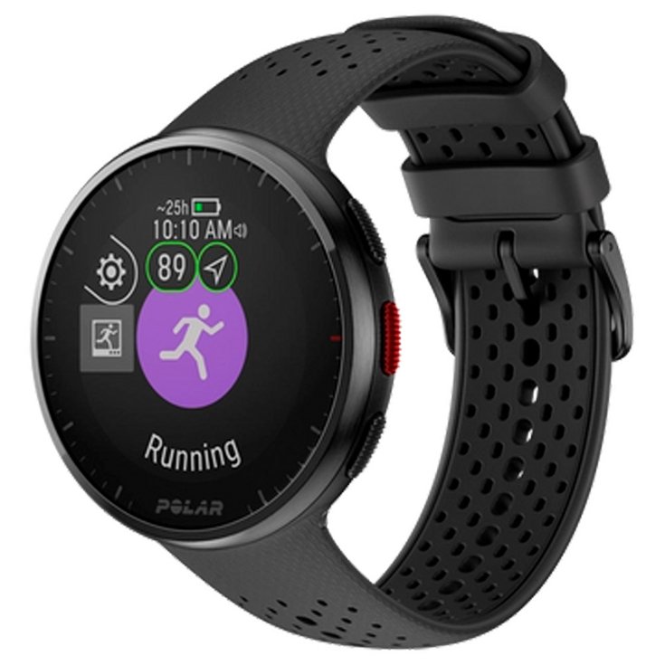 Polar GPS watch Pacer Pro Hook and Loop Grey Black Overview