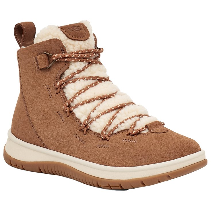UGG Shoes Lakesider Heritage Mid Chestnut Suede Overview