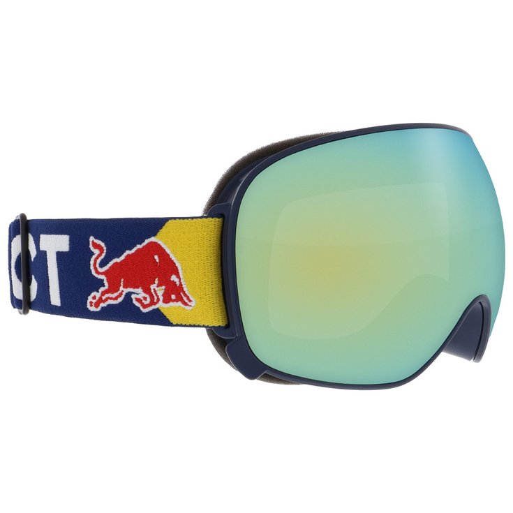 Red Bull Spect Goggles Magnetron Dark Blue Grey Yellow Mirror Side