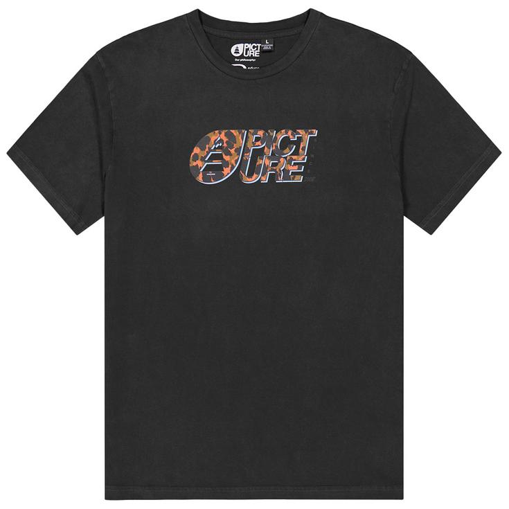 Picture Tee-shirt Basement Leo Tee Shirt Black Washed Présentation