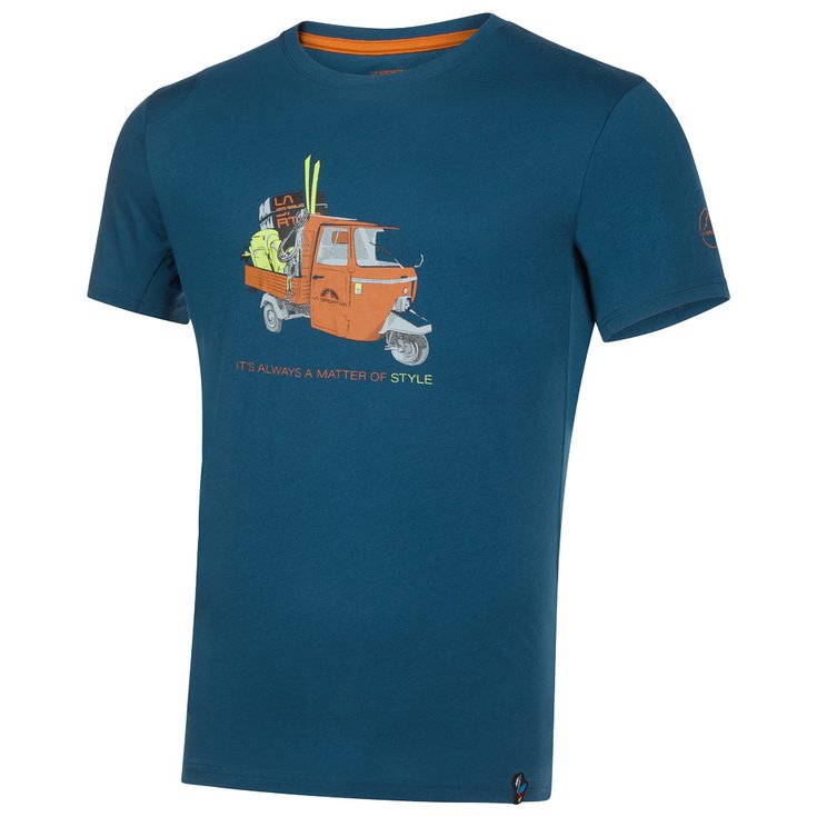 La Sportiva Ape T-Shirt M Storm Blue Hawaiian Sun 