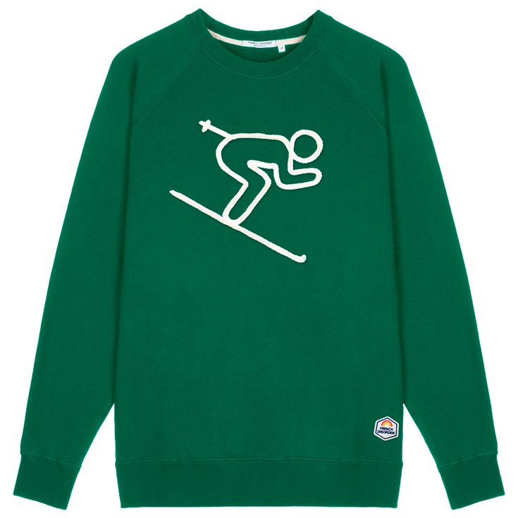 French Disorder Sweatshirt Clyde Skieur Bottle Green Overview