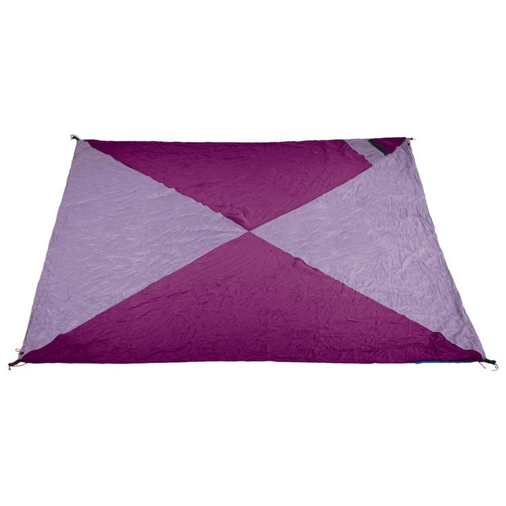 Ticket To The Moon Copertura Travel Blanket Plum Lavender Presentazione