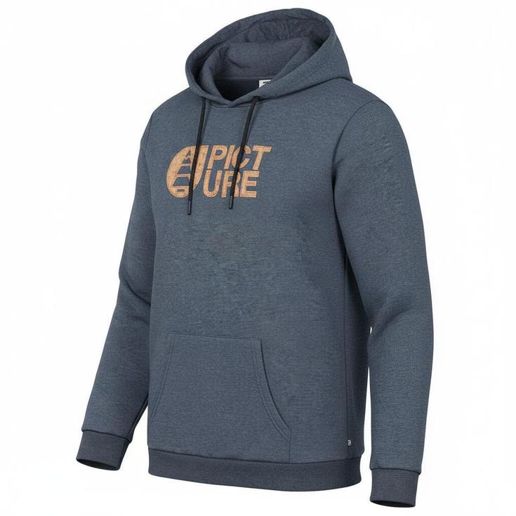 Picture Sweat Basement Cork Hoodie Dark Blue Melange Présentation