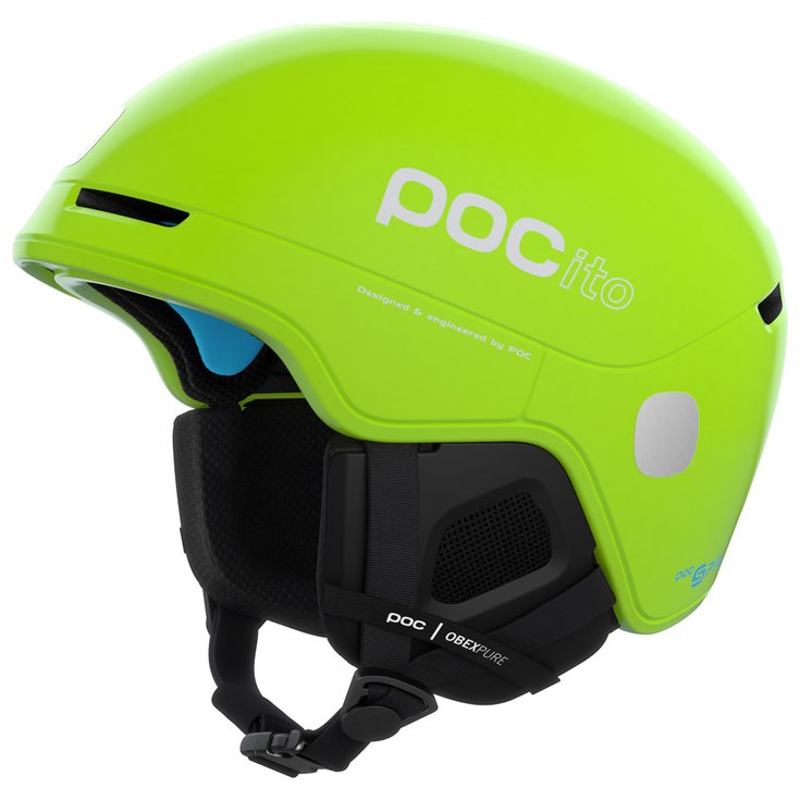 Poc Helmet Pocito Obex Spin Fluorescent Yellow/Green Overview