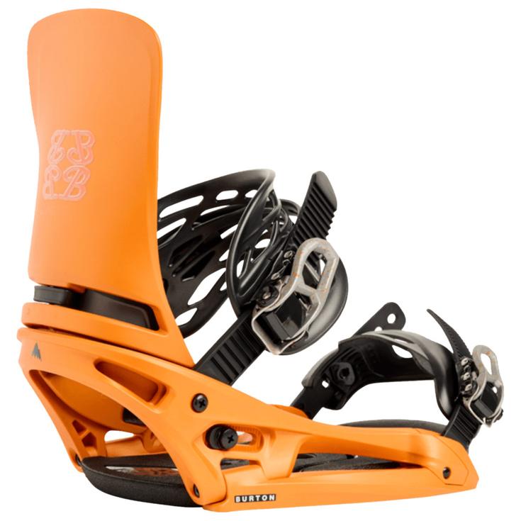 Burton Attacchi Snowboard Cartel X Est Goldfish Orange Presentazione