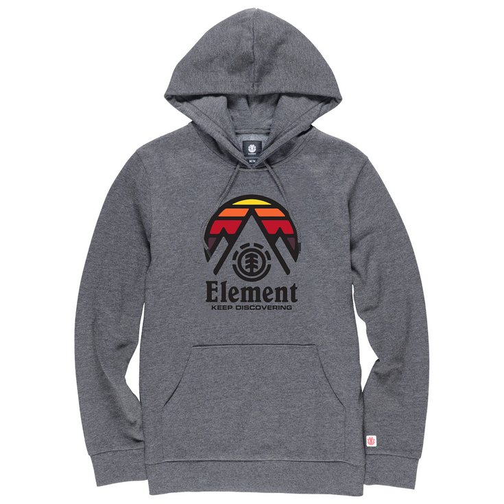Element Sweatshirt Tri Tip HO Charcoal Heather General View