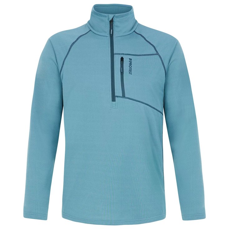 Protest Fleece Prtkody 1/4 Zip Active Top Steel Blue Overview