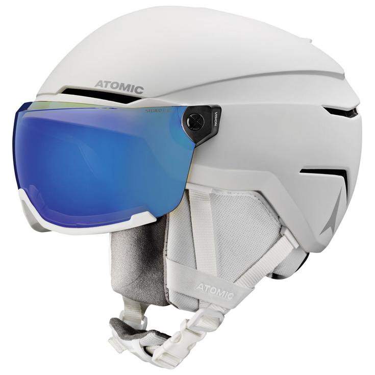 Atomic Savor Visor Stereo White Heather Blue Stereo 