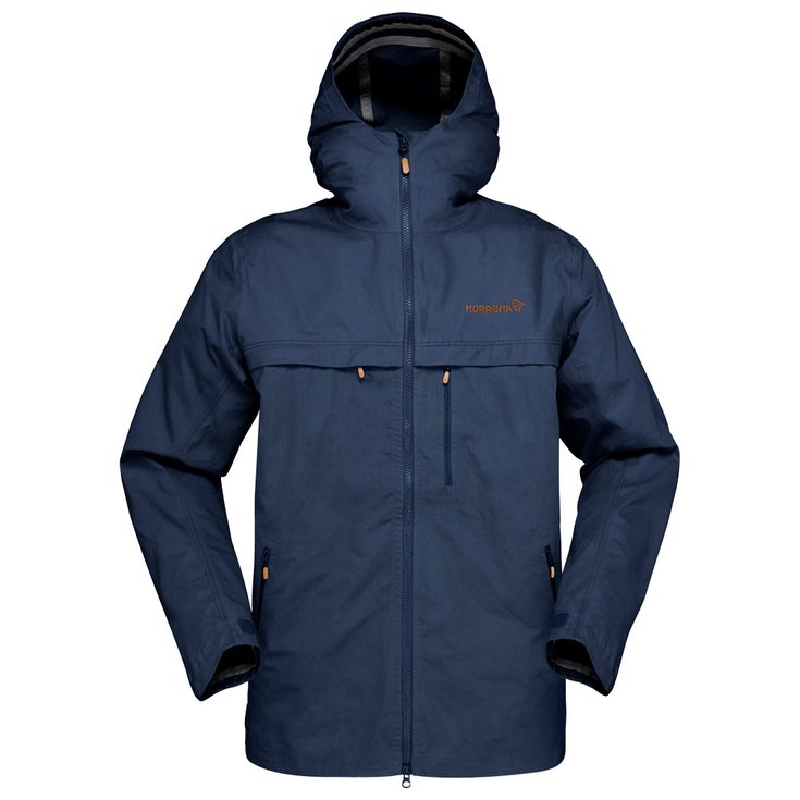 Norrona Technical jacket Svalbard Cotton Jkt M's Indigo Night Overview