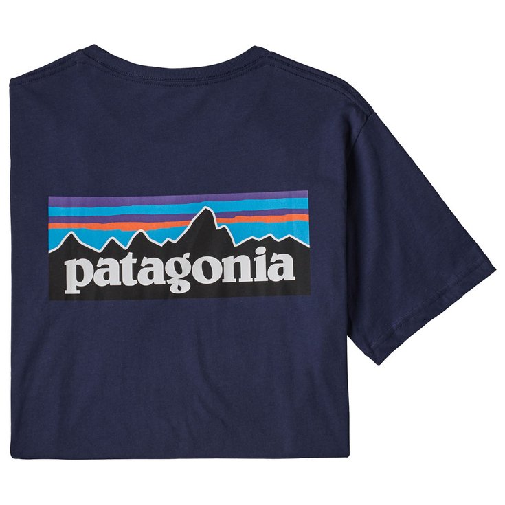 Patagonia Tee-Shirt P-6 Logo Organic Classic Navy Overview