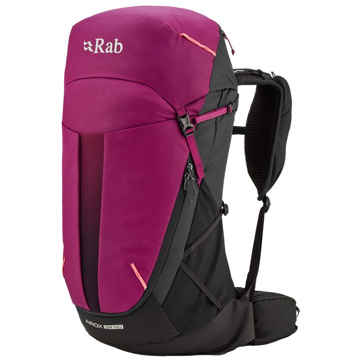 RAB Rugzakken Airox 34 Nd Mulberry Black Voorstelling