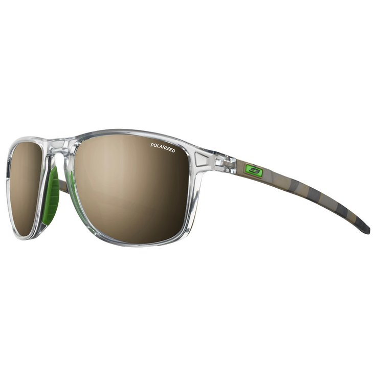Julbo Sonnenbrille Compass Gris Translucide Brillat Camo Vert Spectron 3 Polarized Präsentation