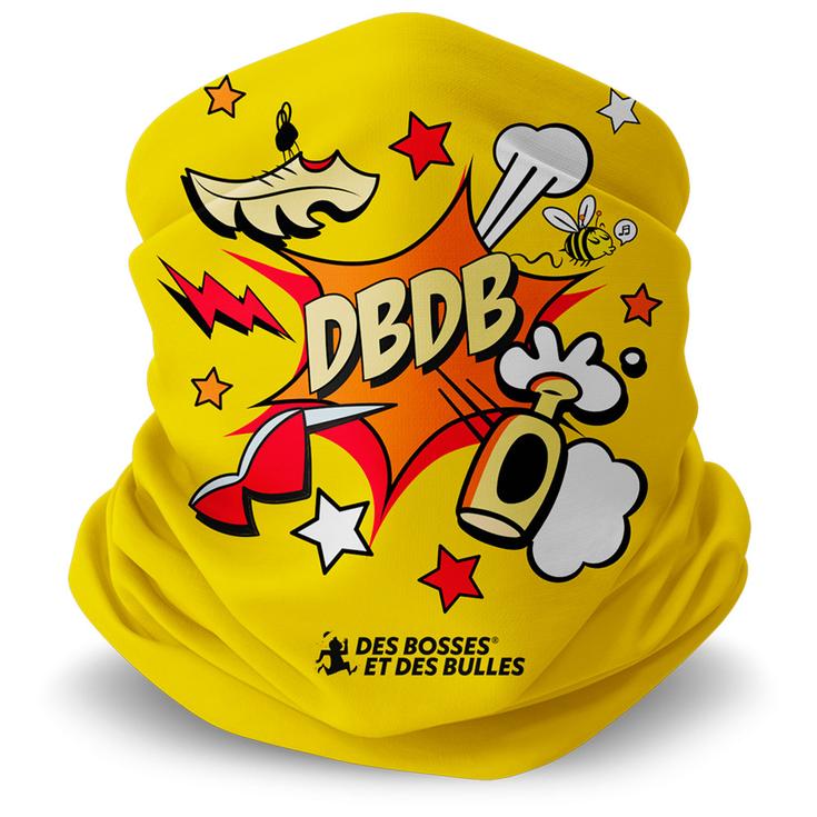 Bv Sport Halsdoeken Foulard Original Collector Des Bosses Et Des Bulles Pop Jaune Voorstelling
