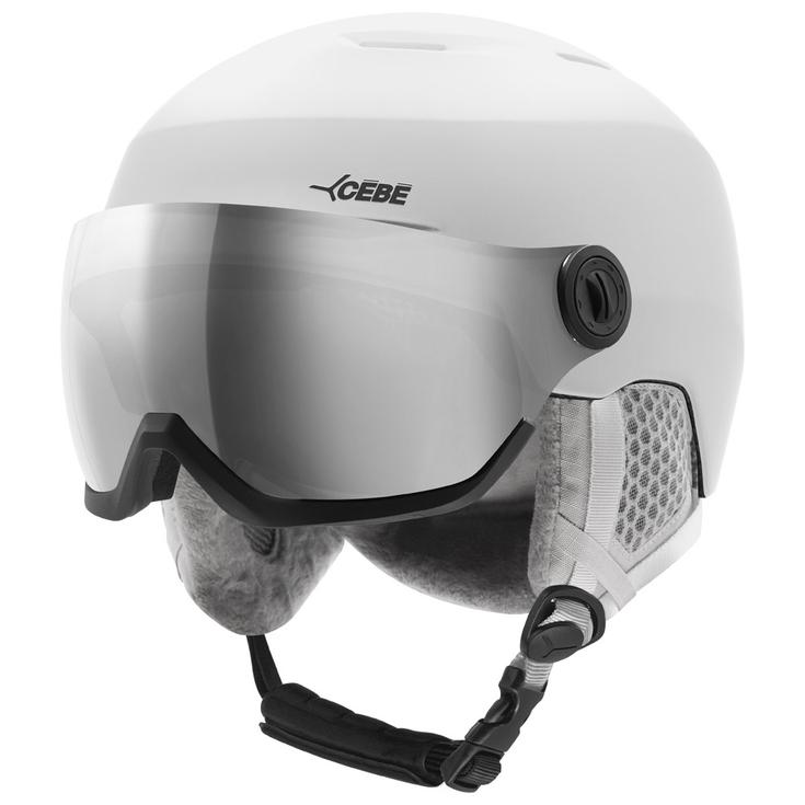 Cebe Helmen Stratos Vision White Silver Mirror Voorstelling