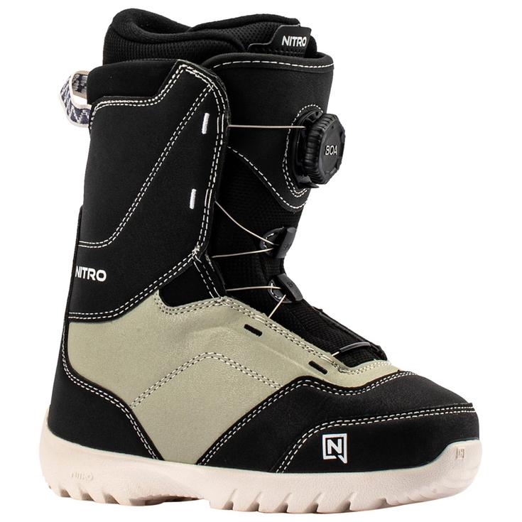 Nitro Botas Droid Boa Youth Black Sand Presentación