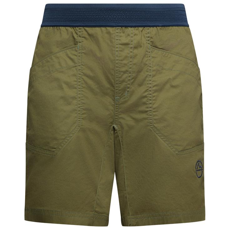 La Sportiva Klettershorts Roots Cypress Night Sky Präsentation