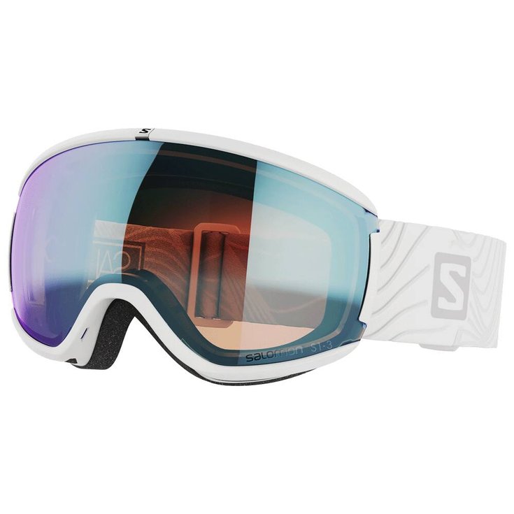 Salomon Goggles Ivy Photo White Multilayer Blue Overview