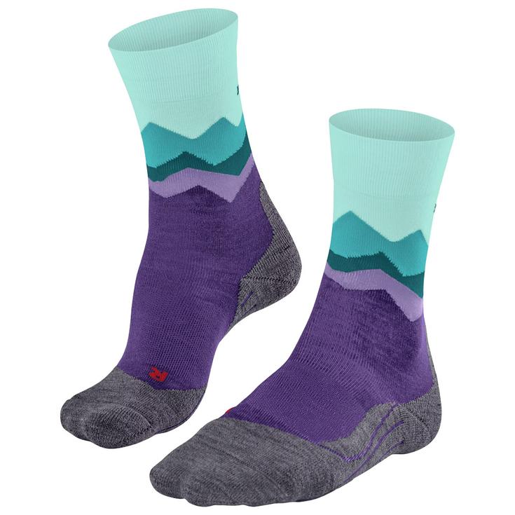 Falke Calze Tk2 Explore Women Amethyst Presentazione