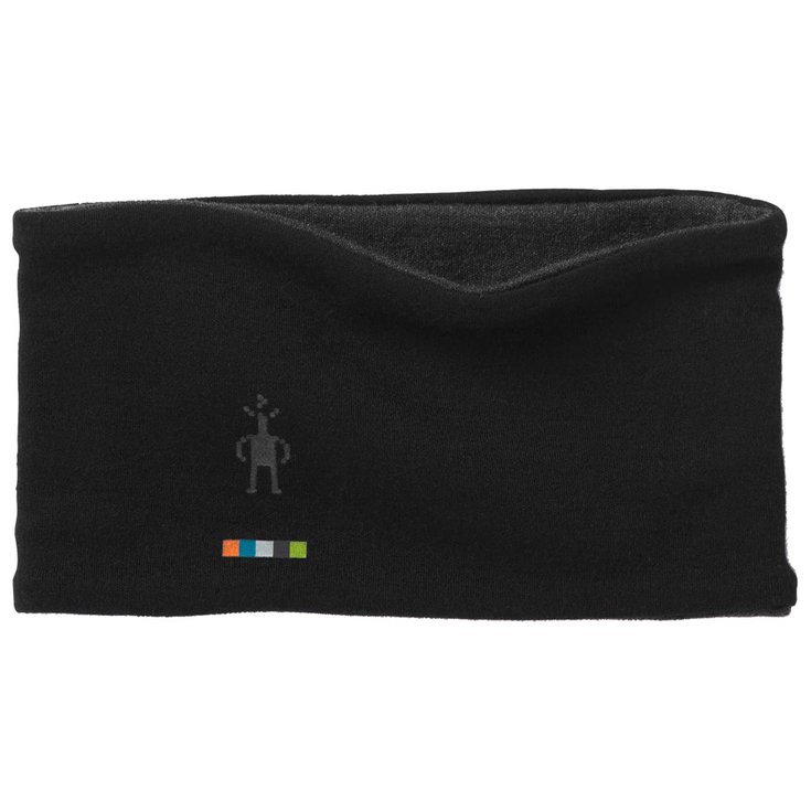 Smartwool Cinta de pelo Thermal Merino Reversible Black Charcoal Heather Presentación