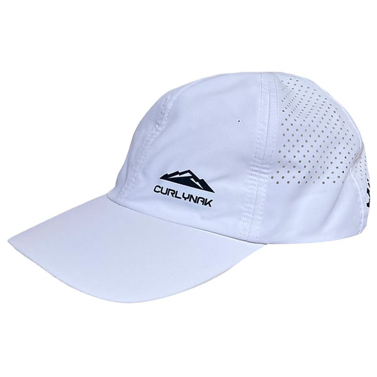 Curlynak Gorra Running Light Light White Presentación