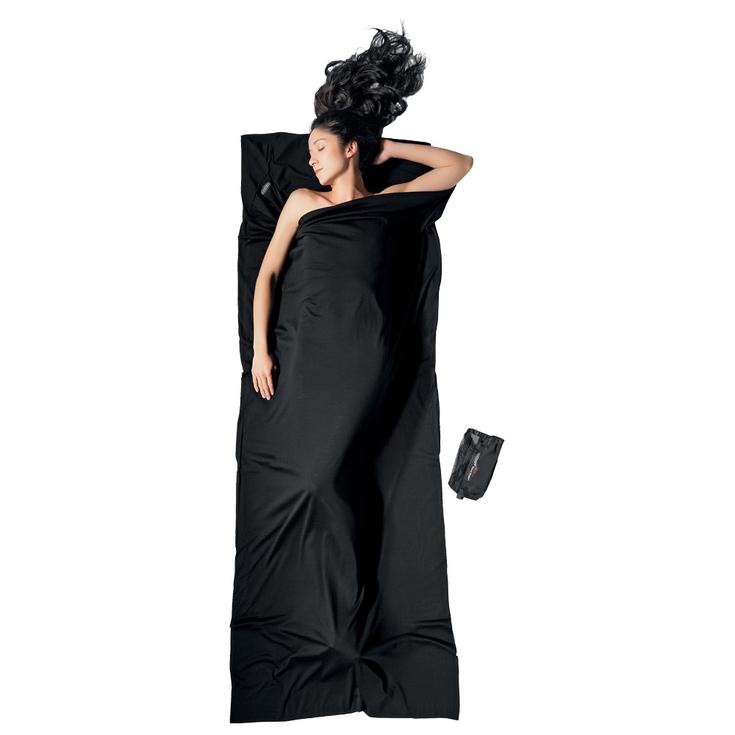 Cocoon Schlafsack-Inlett Merino Wool Rectangulaire Black Präsentation