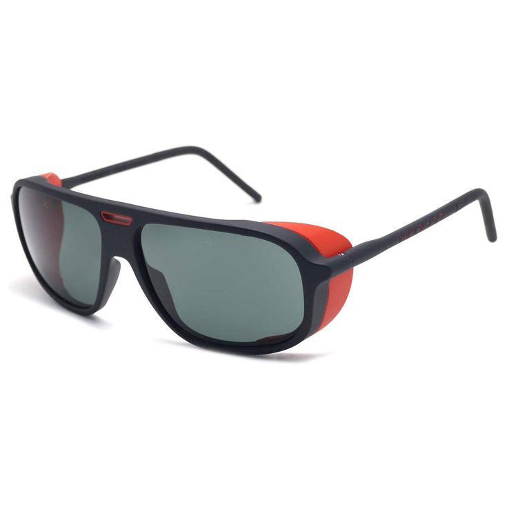 Vuarnet Sunglasses Ice 1811 Noir Mat Rouge Grey Polar Overview