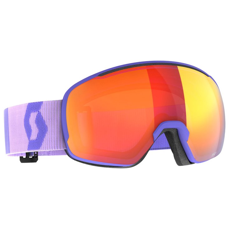 Scott Masque de Ski Sphere Otg Lavender Purple Light Sensitive Red Chrome Présentation
