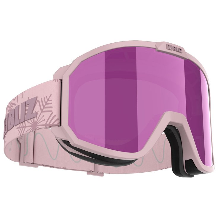 Bliz Skibrille Rave Jr Matte Pink Brown Pink Multi Präsentation