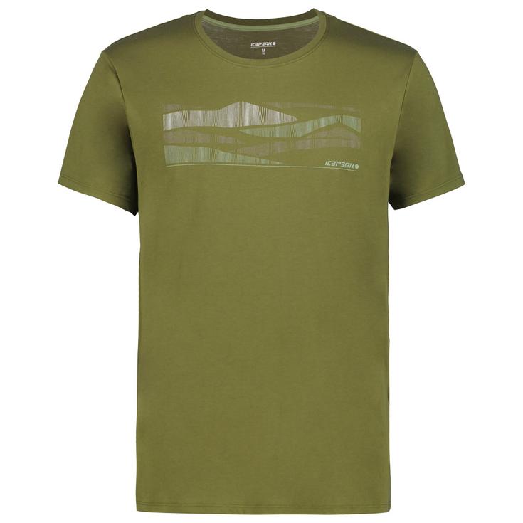 Icepeak Wander-T-Shirt Beeville Vert Präsentation