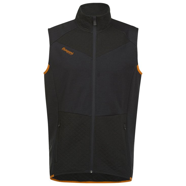 Bergans of Norway Sleeveless jacket Middagstind Charcoal-Pumpkin Overview