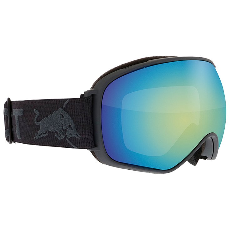 Red Bull Spect Goggles Alley Oop Black Mat Anthracite Grey Yellow Mirror Overview