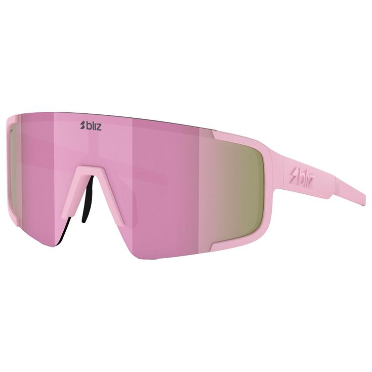 Bliz Sunglasses P003 Small Matte Powder Pink Brown Pink Multi Overview