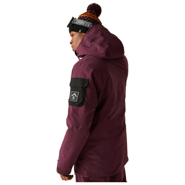 DARE2B Skijassen T-Bar Overhead II Jacket Fig Black  DARE2B Skijassen T-Bar Overhead II Jacket Fig Black
