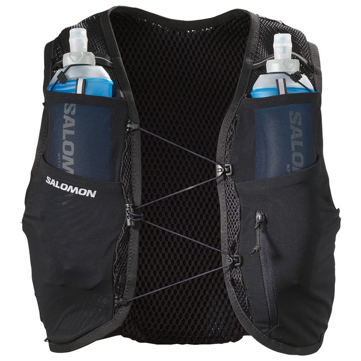Salomon Gilet Trail Active Skin 8 With Flask Black Black Overview