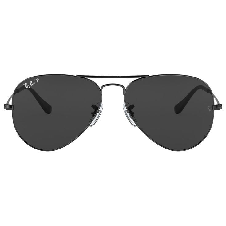 Ray Ban Gafas RB3025 Aviator Polished Black Total Black Polar  Ray Ban Gafas RB3025 Aviator Polished Black Total Black Polar