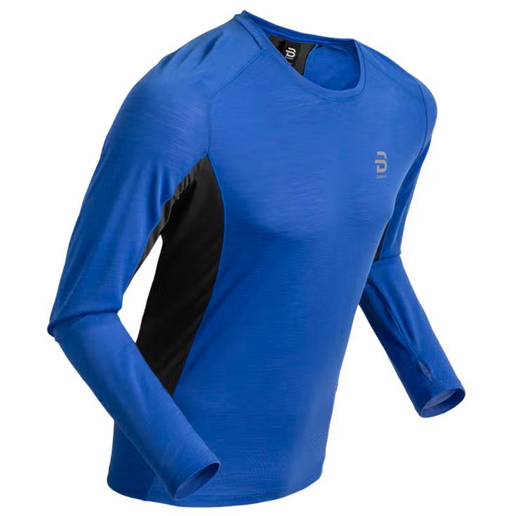 Bjorn Daehlie Technische onderkleding noordse ski Long Sleeve Tech Wool Future Blue Voorstelling
