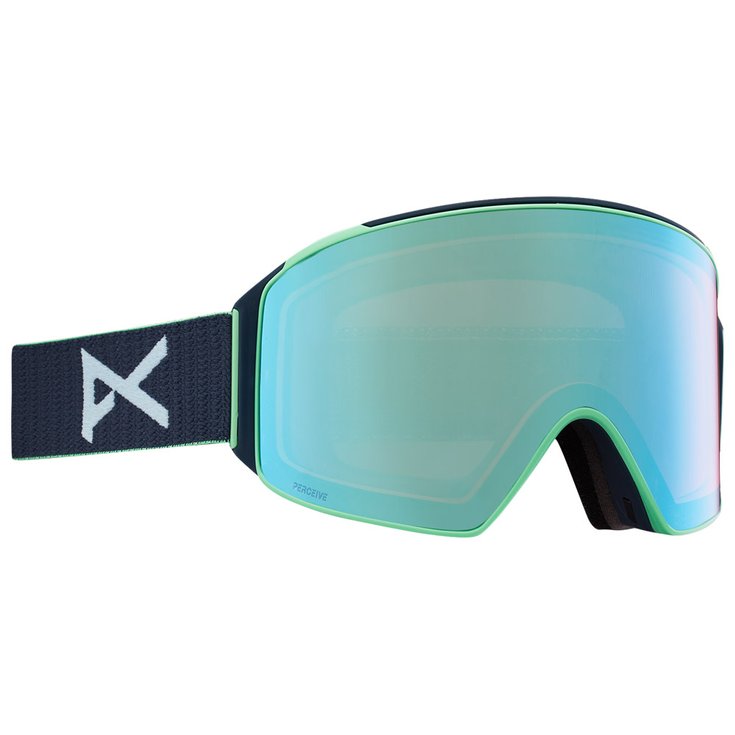 Anon Masque de Ski M4 Cylindrical Navy Perceive Variable Blue + Perceive Cloudy Pink Présentation