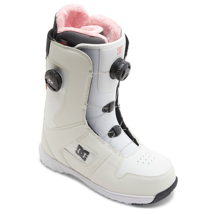 DC Boots Women Phase Pro Boa White Pink Battleship Voorstelling