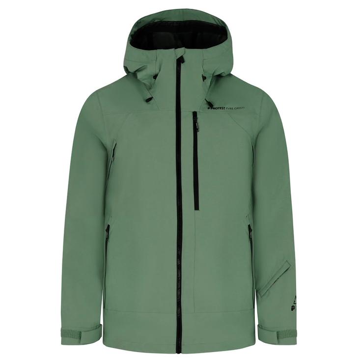 Protest Ski Jacket Prtabalony 3 Layers Aspen Green Overview
