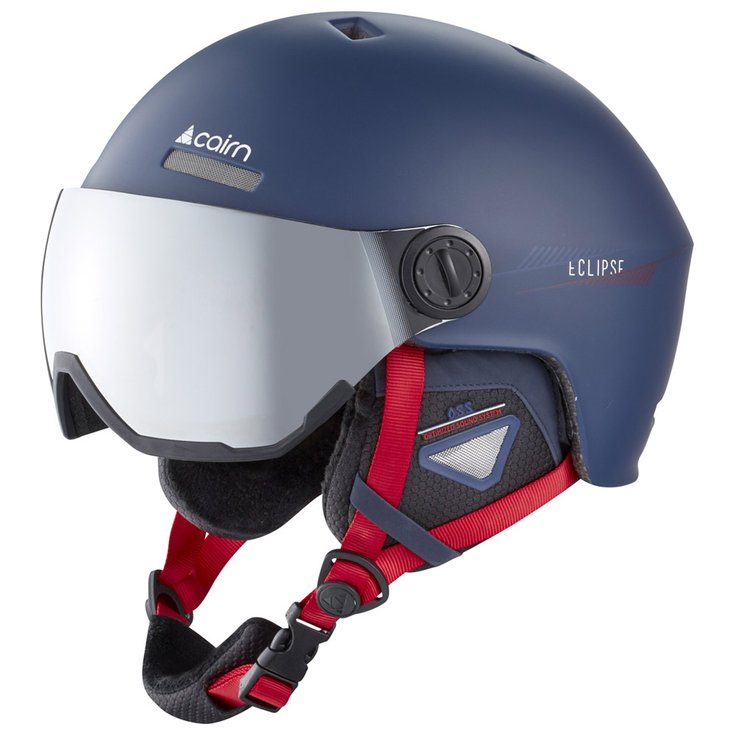 Cairn Visor Helm Eclipse Rescue Midnight Red Voorstelling