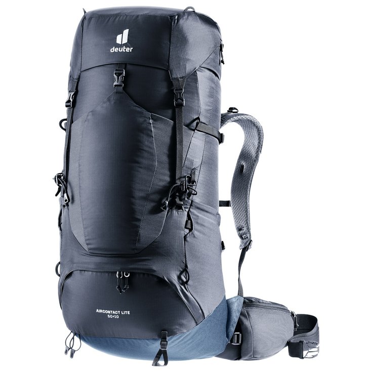 Deuter Backpack Aircontact Lite 50+10 Black Marine Overview