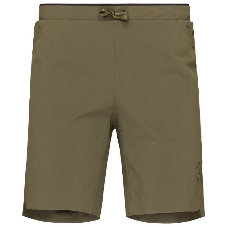 Norrona Short de trail senja flex1 9" Shorts M's Olive Night Présentation