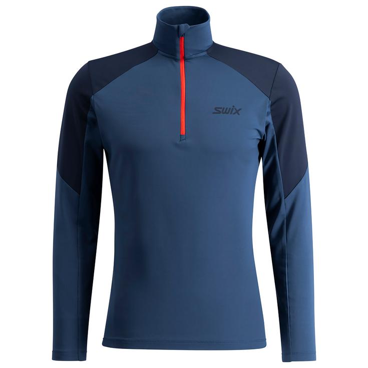 Swix Technical underwear Infinity Light Half Zip M Lake Blue Dark Navy Overview
