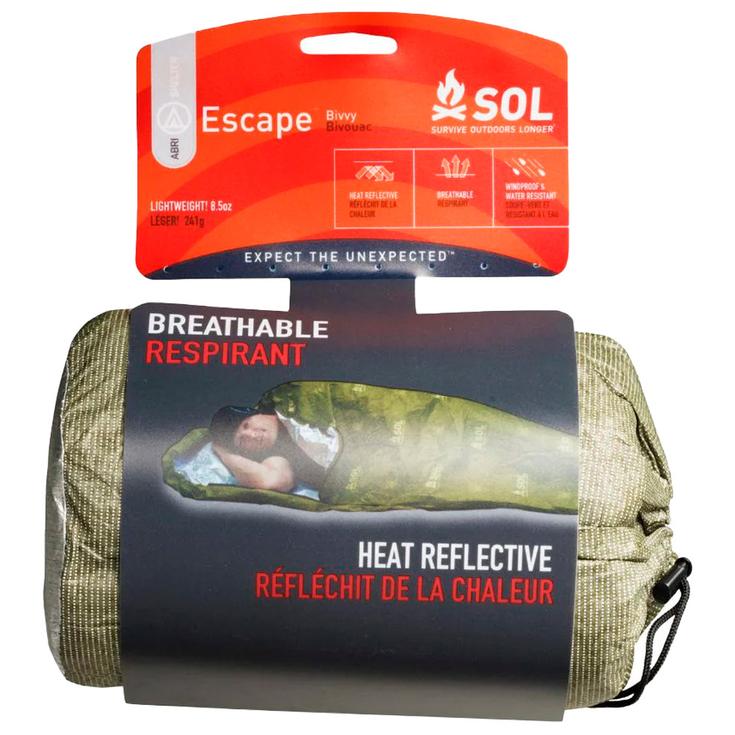 SOL Bivvy bag Sol Escape Bivvy With Hood Green Overview
