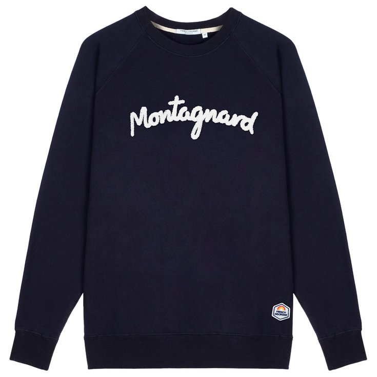 French Disorder Sweatshirt Clyde Montagnard Tricotin Navy Overview