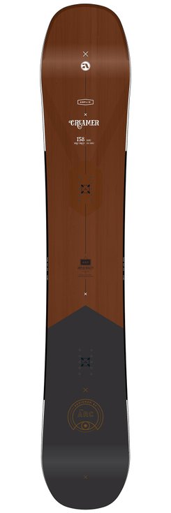 Amplid Tabla De Snowboard Creamer Parte Superior