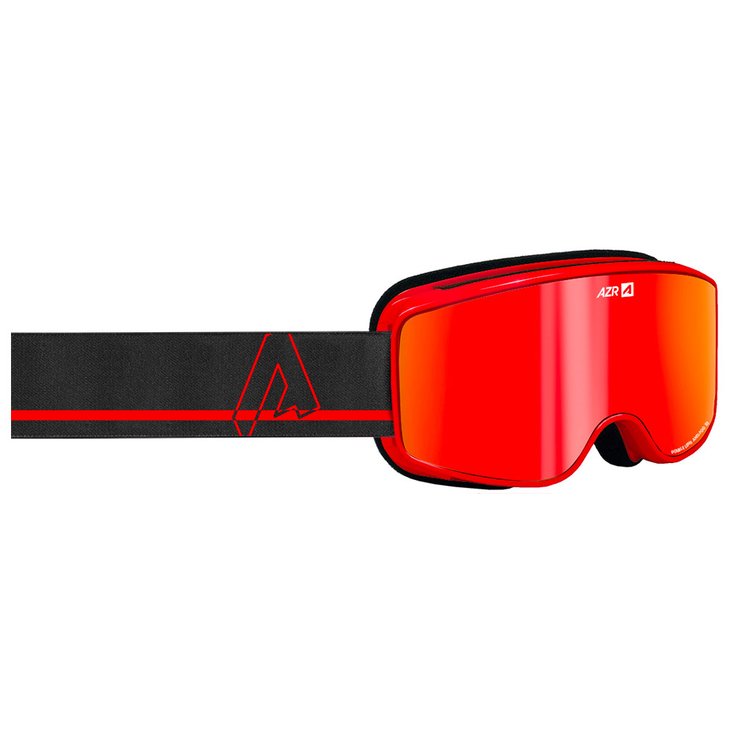 AZR Goggles Winter Jr Rouge Vernie Full Rouge Multicouche Overview