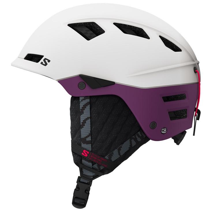 Salomon Casque de ski Mtn Lab White Pansy Présentation
