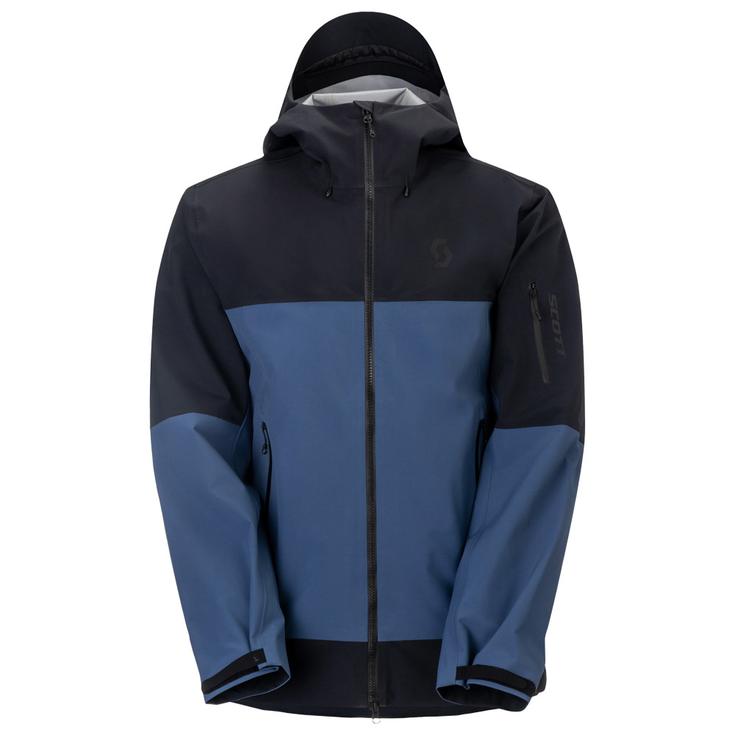 Scott Ski Jacket Jacket M's Explorair 3 Layer Dusk Blue Black Overview